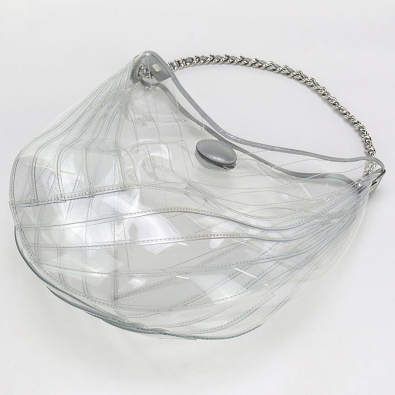 香奈兒女單肩包，透明款-1