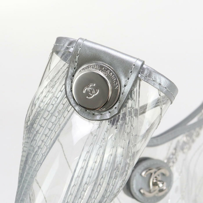 香奈兒女單肩包，透明款-6