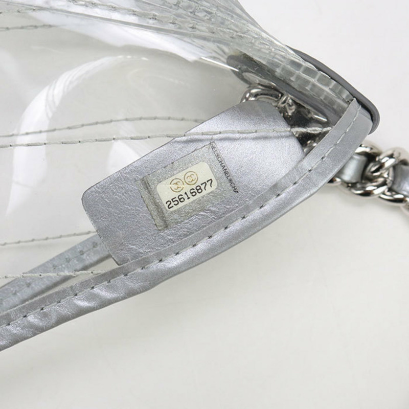 香奈兒女單肩包，透明款-7