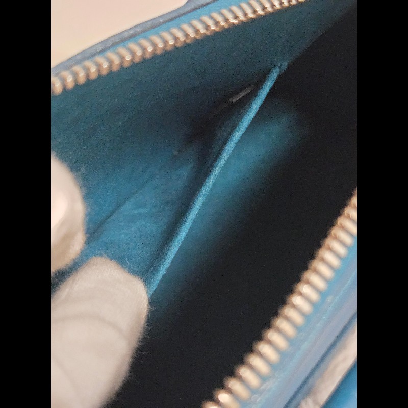 LV Alma BB Epi 牛皮水波紋 孔雀藍（綠）色 貝殼包 手提包肩背包斜背包-21