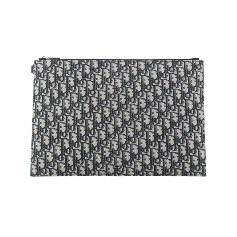 【包稅】DIOR 斜紋提花A4手拿包 2ESCA491YSE 34400Y-0