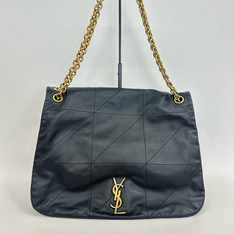 【全新 ✨ 全網最低價!】YSL聖羅蘭 Jamie 4.3大號 黑金鍊條包 有身份卡 原價:36500港幣-0