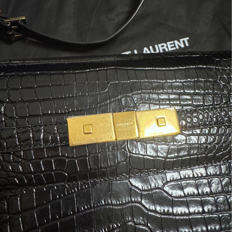 你知道Hermes鱷魚包也有平替？ 百分之一的價格背Kelly YSL曼哈頓鱷魚皮-5