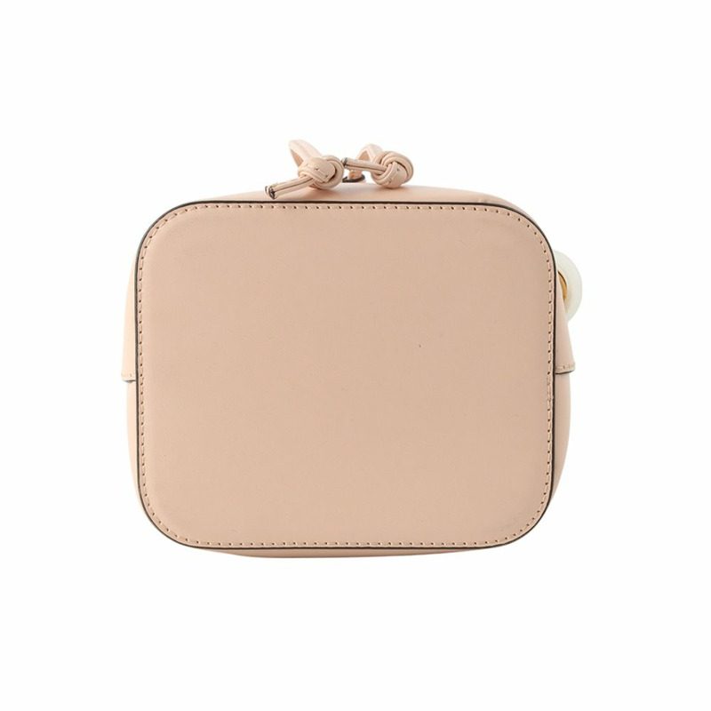 【包稅】FENDI Montrezzo 粉紅 Logo 迷你水桶包 34426Y-5