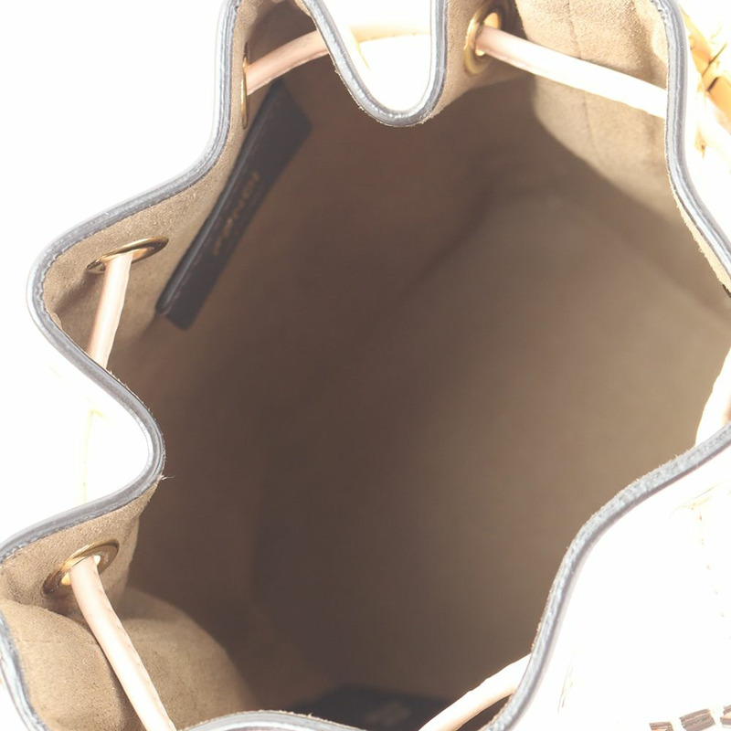 【包稅】FENDI Montrezzo 粉紅 Logo 迷你水桶包 34426Y-6