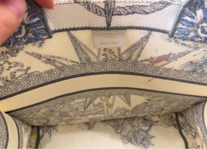 【95%新 ✨ 全網最低價！】Dior迪奧 Book Tote 無限夢境彩色星星托特包 中號-6