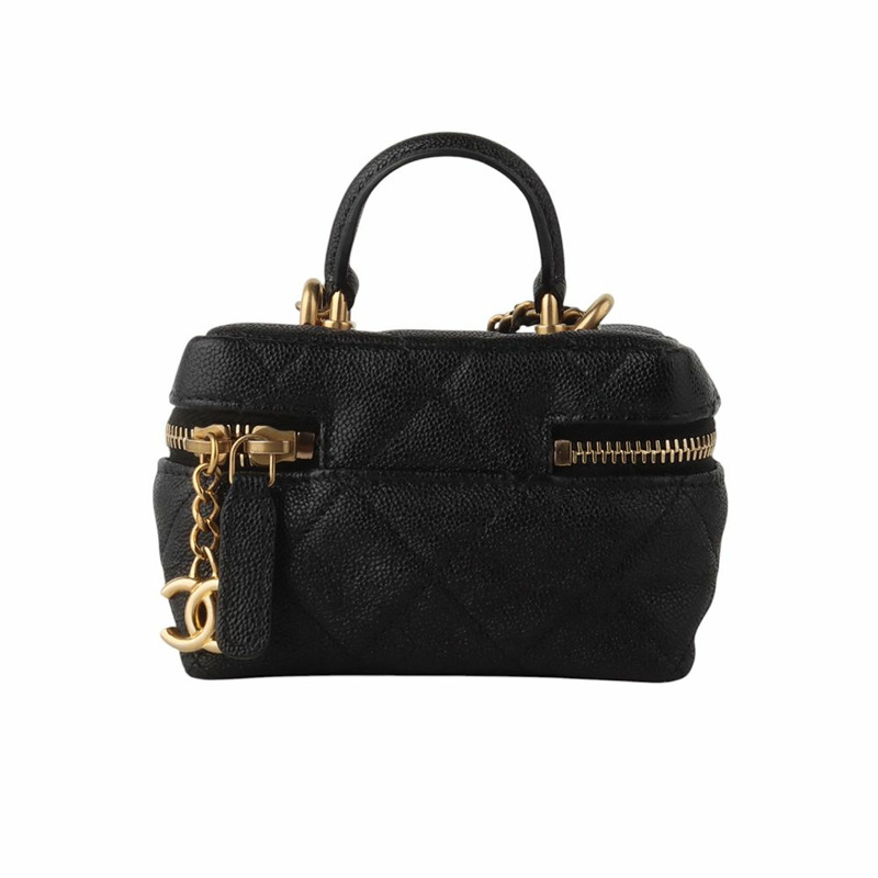 【包稅】CHANEL 小型化妝迷你手把鏈條包 34464-2