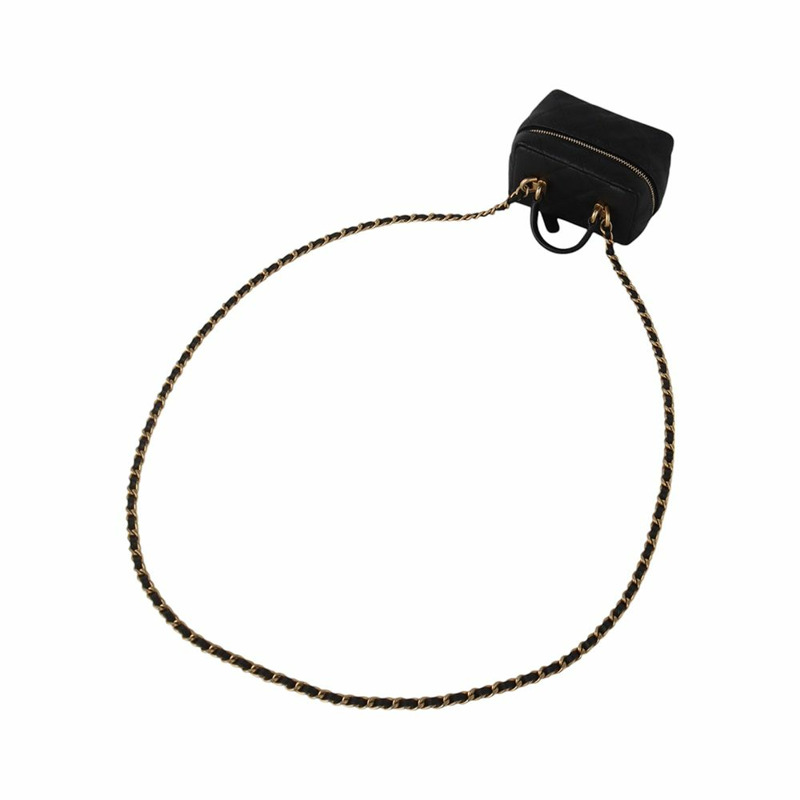 【包稅】CHANEL 小型化妝迷你手把鏈條包 34464-3