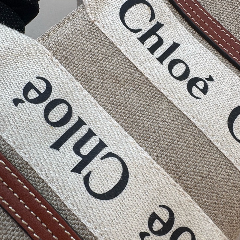 Chloé Woody mini 小號帆布包 斜背/托特包-5