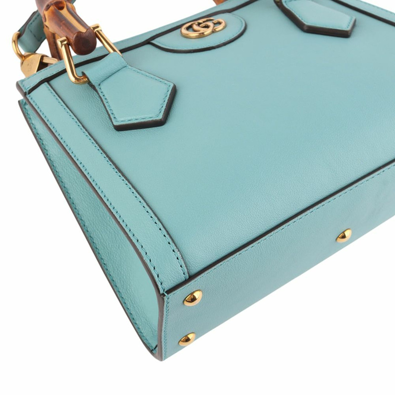 【包稅】GUCCI Diana 迷你竹製手提斜背包 34521Y--4