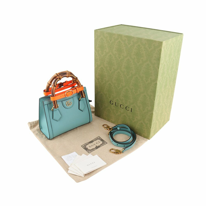 【包稅】GUCCI Diana 迷你竹製手提斜背包 34521Y--7