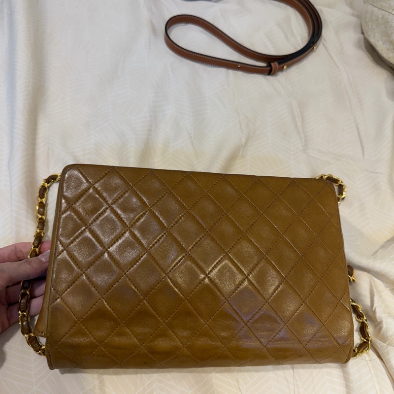 Chanel 焦糖色老包vintage-1