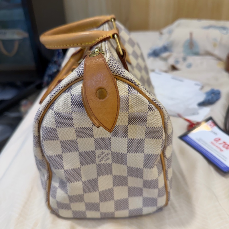 LV speedy 25黑白棋盤格黑白-2