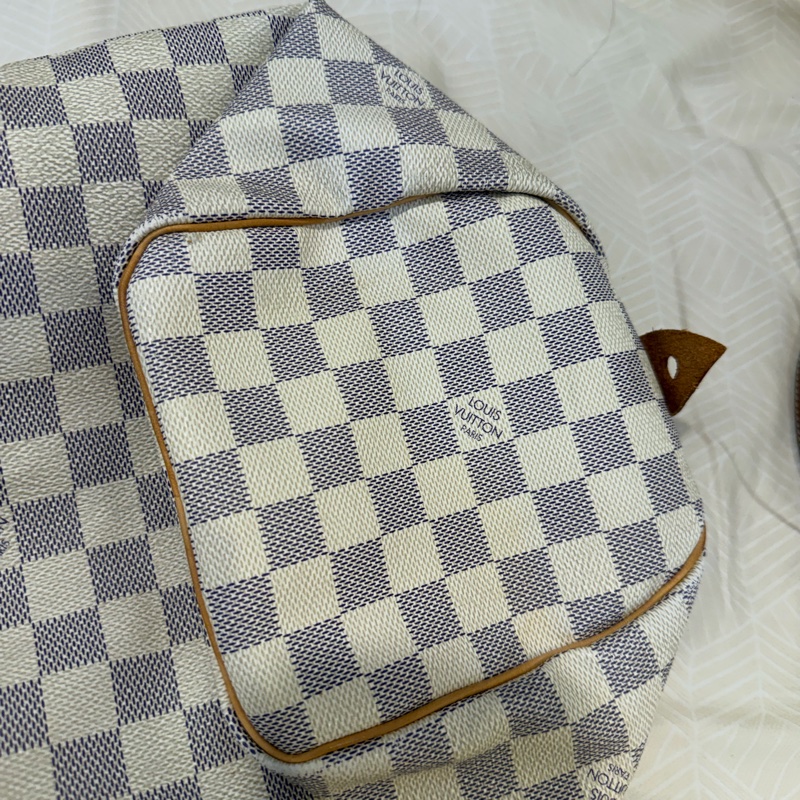 LV speedy 25黑白棋盤格黑白-6