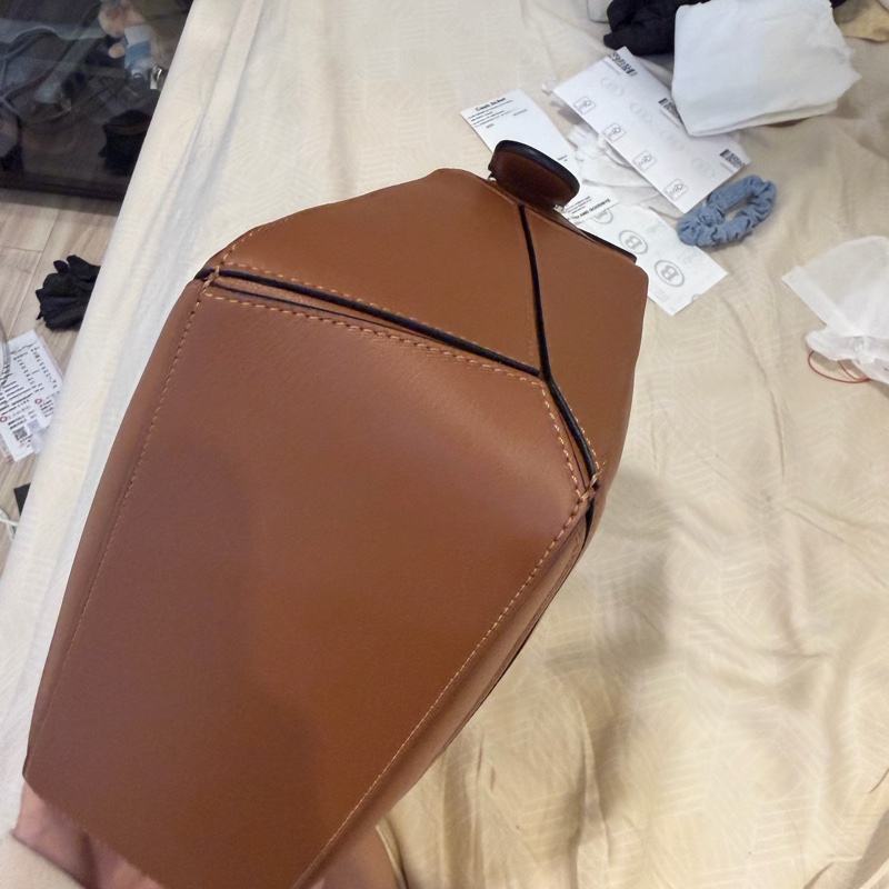 Loewe 羅威puzzle包small 焦糖色-2