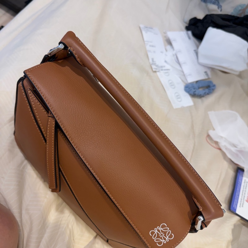 Loewe 羅威puzzle包small 焦糖色-5