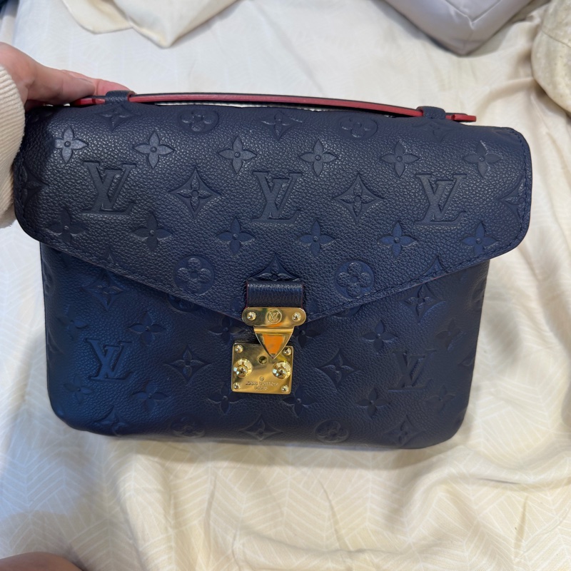 lv metis 牛皮 深藍色-0