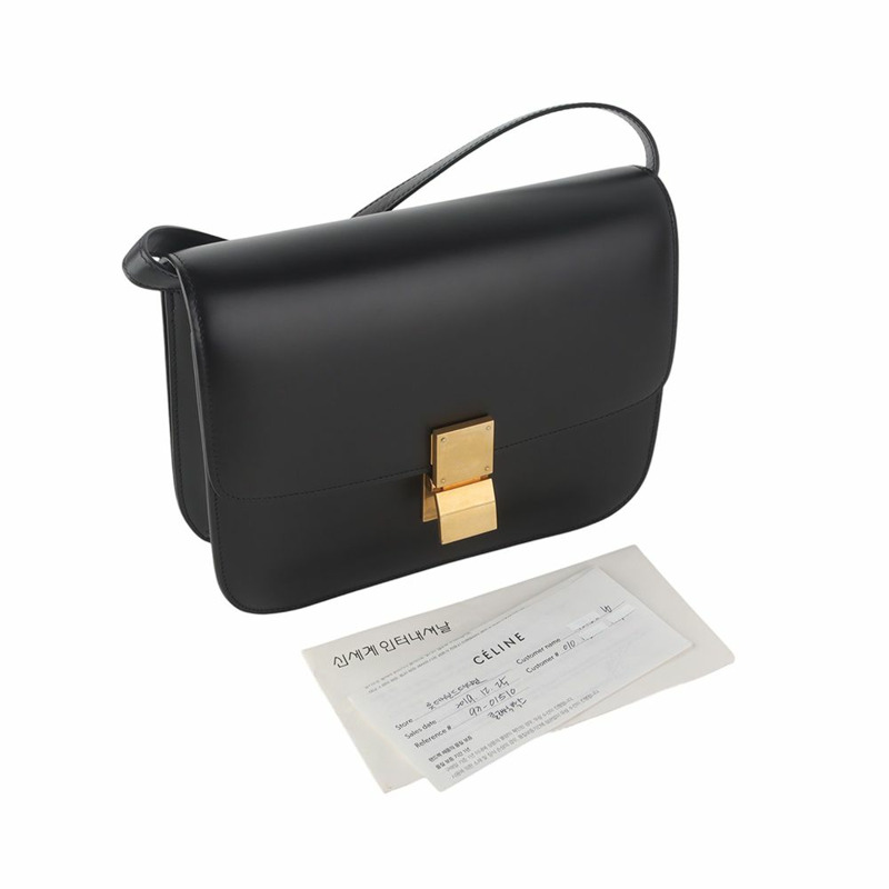 【包稅】CELINE Celine 189173 小牛皮經典 Box 包（中）-7