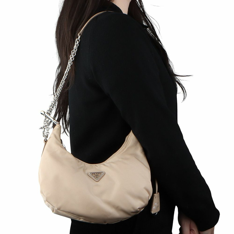 【包稅】PRADA 1BH172 復刻版尼龍單肩斜背包 34588--8