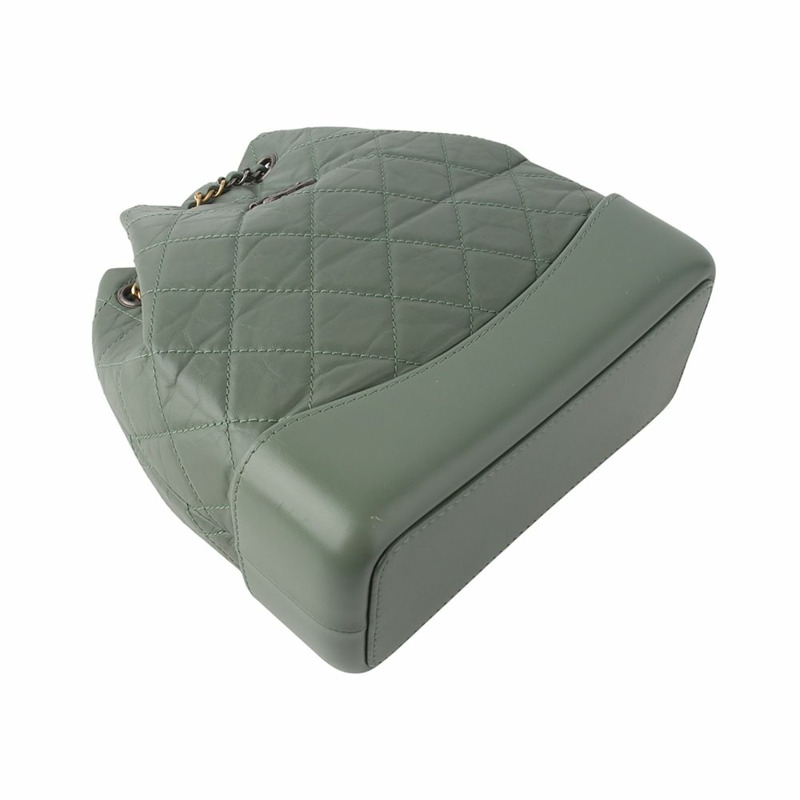 【包稅】CHANEL 薄荷綠限量版 Gabrielle 小號雙肩包 34622Y-4