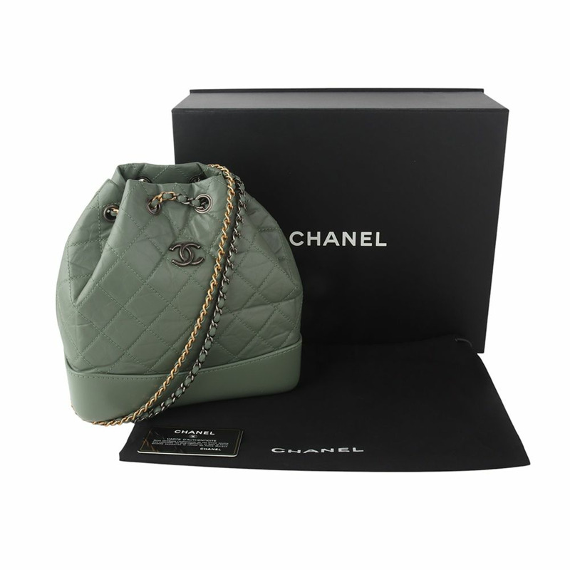 【包稅】CHANEL 薄荷綠限量版 Gabrielle 小號雙肩包 34622Y-7