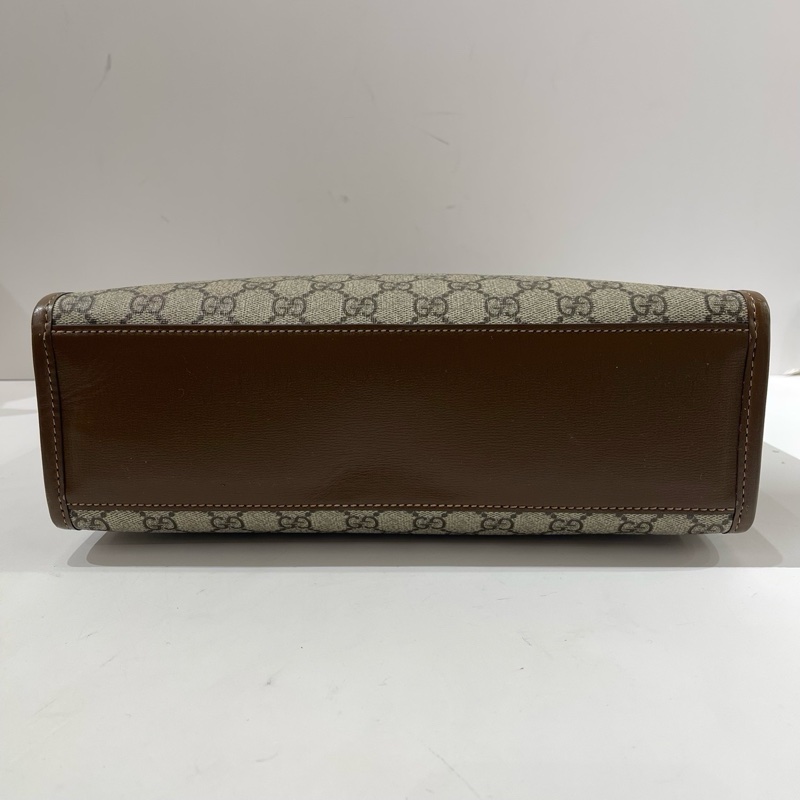 閒置新，GUCCI古馳 經典款竪版老花托特tote琴譜包-5