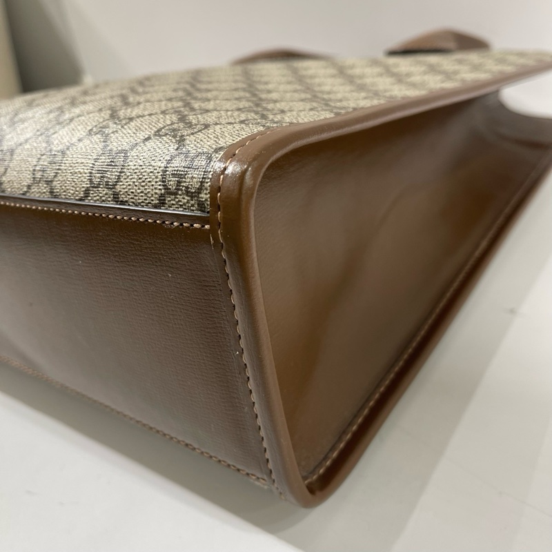 閒置新，GUCCI古馳 經典款竪版老花托特tote琴譜包-6