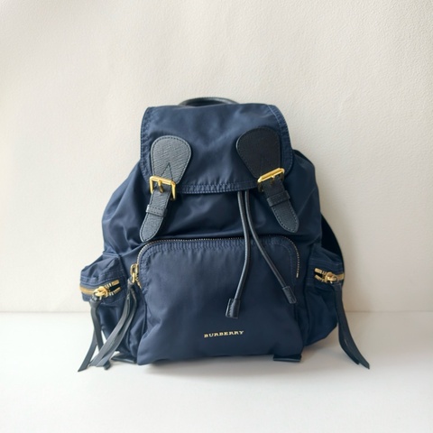 Burberry  藍色雙肩包背包