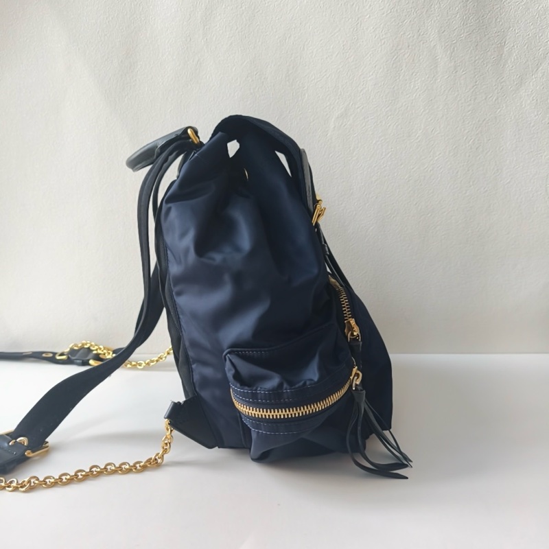 Burberry  藍色雙肩包背包-2