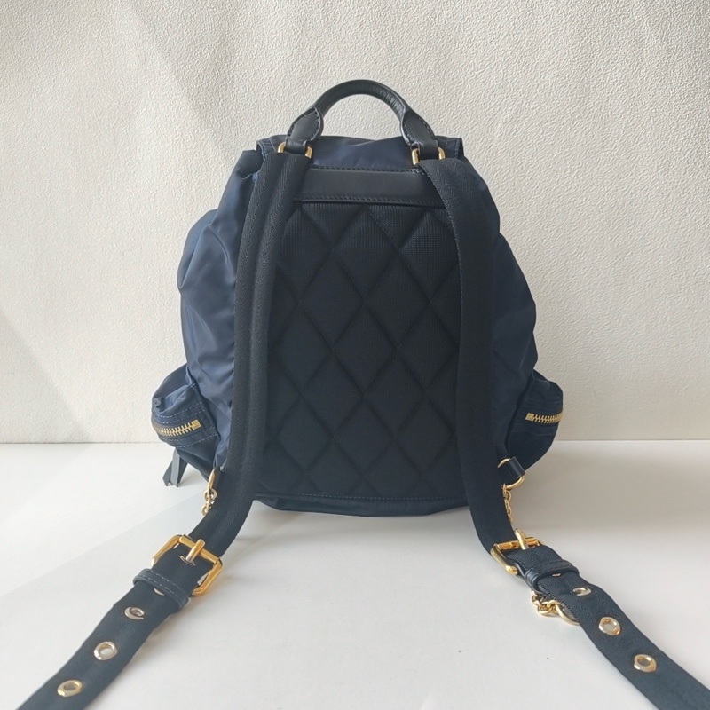 Burberry  藍色雙肩包背包-3
