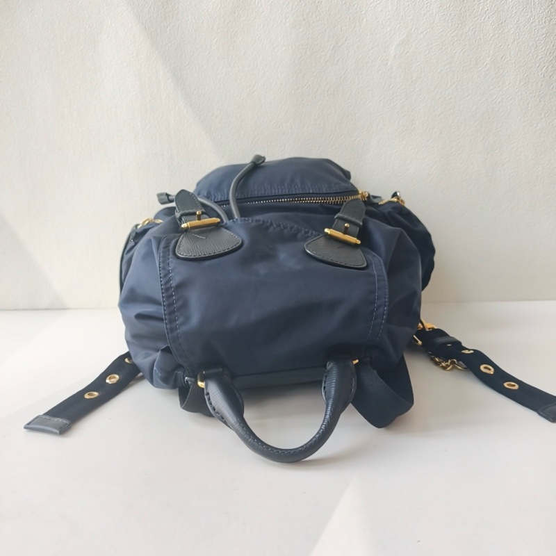 Burberry  藍色雙肩包背包-4