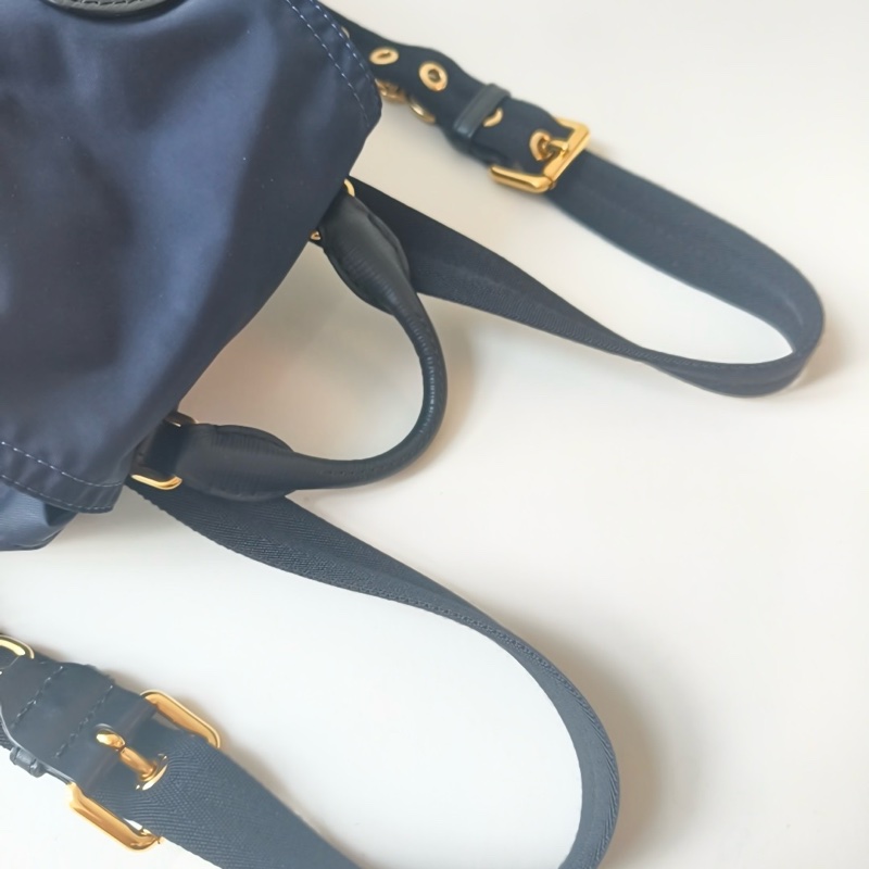 Burberry  藍色雙肩包背包-6