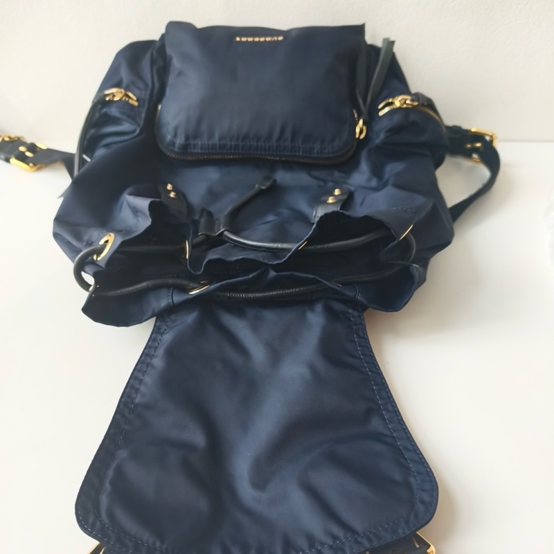Burberry  藍色雙肩包背包-7