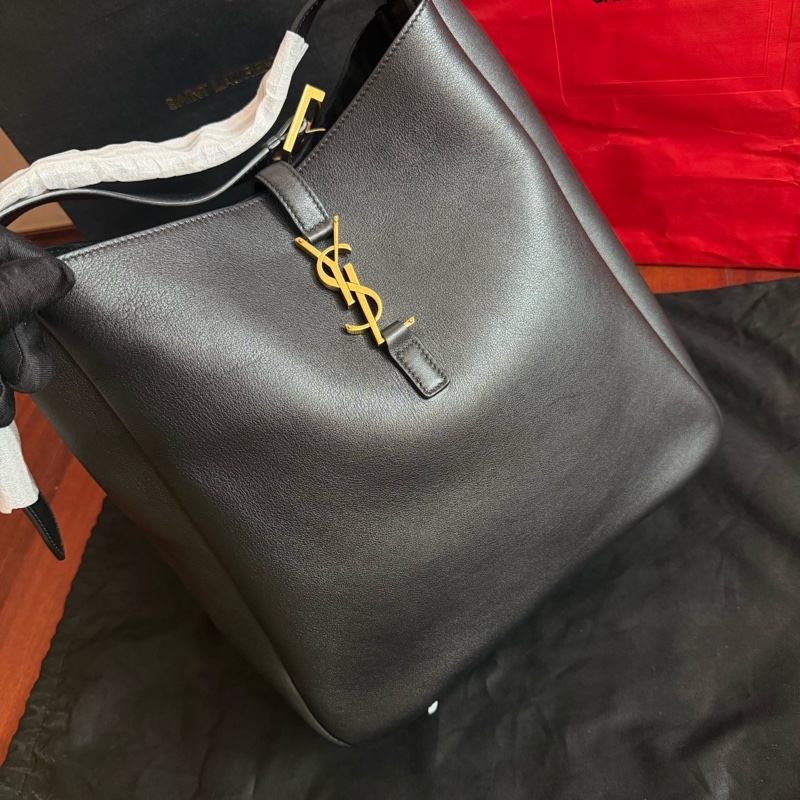 99新YSL hobo soft黑金大號托特包-0