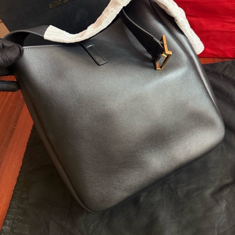99新YSL hobo soft黑金大號托特包-2
