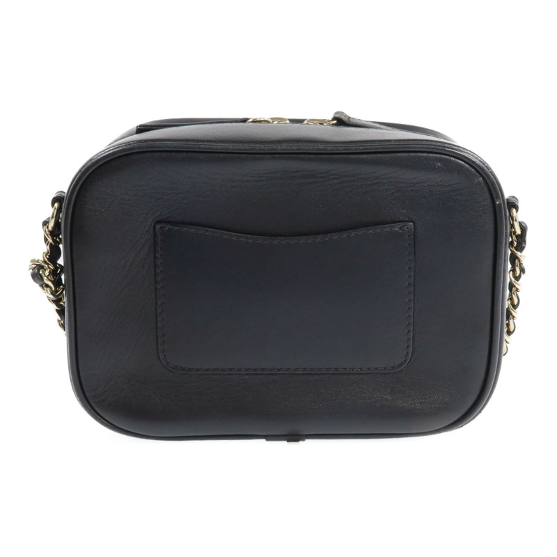 CHANEL 牛皮皮革Shoulder Bag金扣鏈帶肩背袋-2