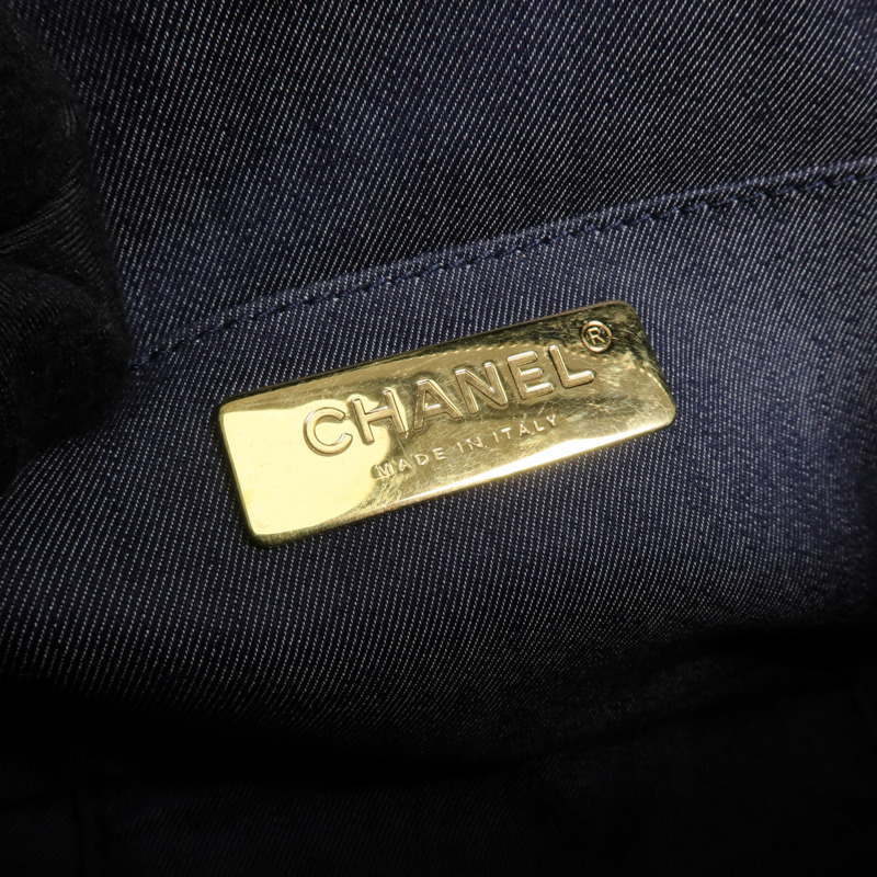 CHANEL 牛皮皮革Shoulder Bag金扣鏈帶肩背袋-5