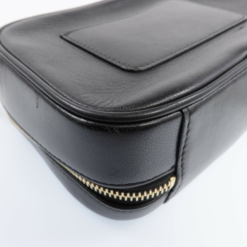 CHANEL 牛皮皮革Shoulder Bag金扣鏈帶肩背袋-11