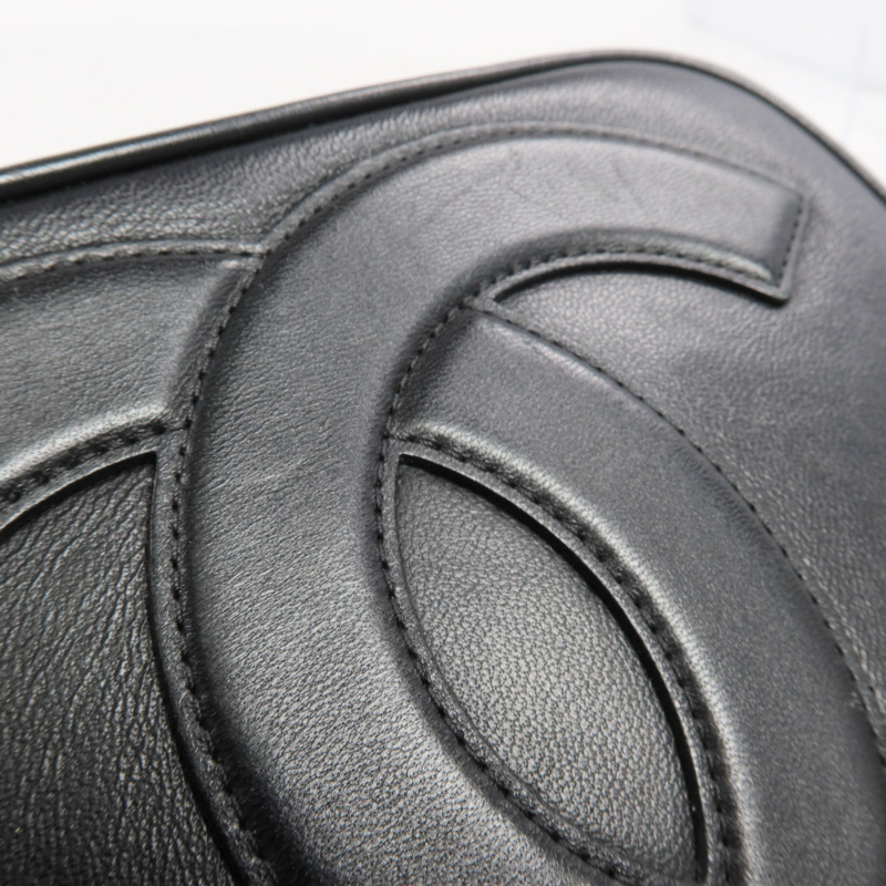 CHANEL 牛皮皮革Shoulder Bag金扣鏈帶肩背袋-15