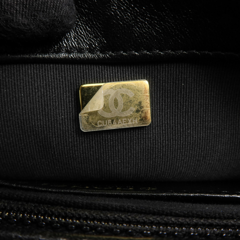 CHANEL 牛皮皮革Chain Shoulder Bag金扣鏈帶肩背袋-13
