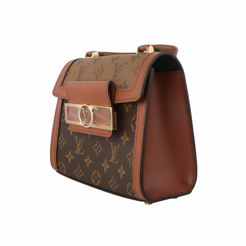 【包稅】LOUIS VUITTON Monogram Reverse Dolphin Top Handle Crossbody Bag-1