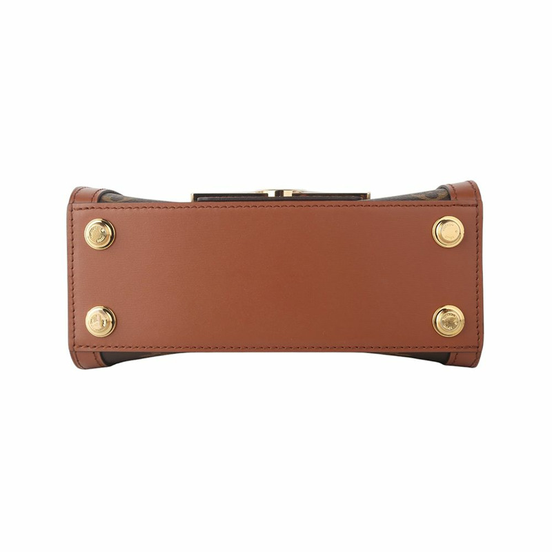 【包稅】LOUIS VUITTON Monogram Reverse Dolphin Top Handle Crossbody Bag-5
