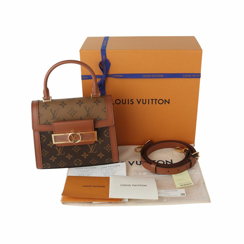 【包稅】LOUIS VUITTON Monogram Reverse Dolphin Top Handle Crossbody Bag-7