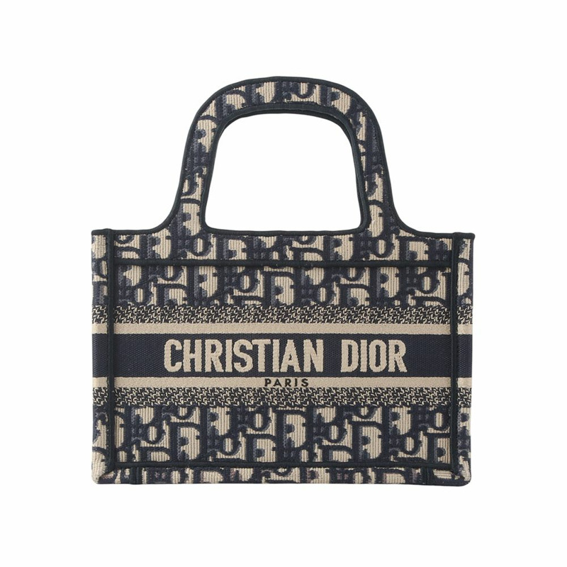 【包稅】DIOR 斜紋刺繡迷你書本手提包 34653--0
