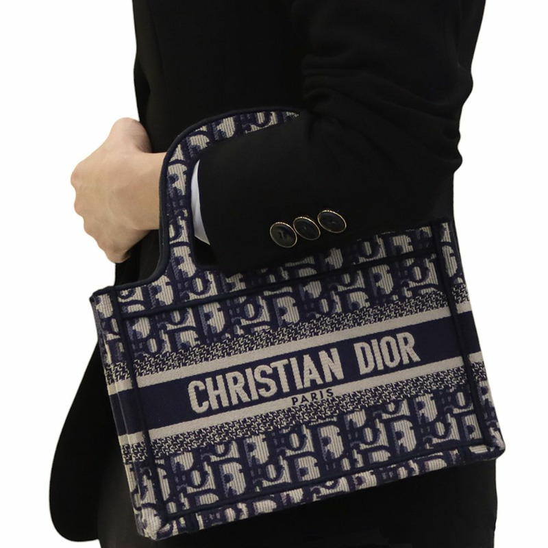 【包稅】DIOR 斜紋刺繡迷你書本手提包 34653--8