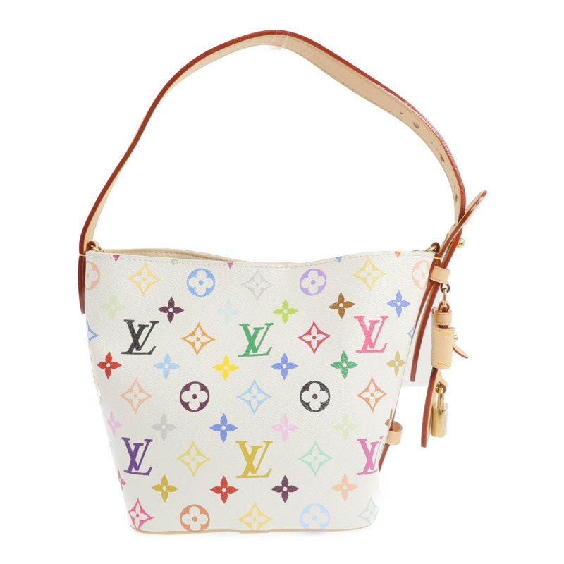 LOUIS VUITTON Monogram Multicolore LV x TM All In BB金扣手挽肩背兩用袋-2
