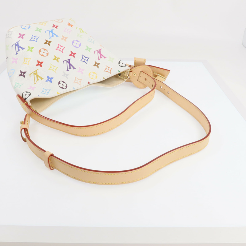 LOUIS VUITTON Monogram Multicolore LV x TM All In BB金扣手挽肩背兩用袋-6