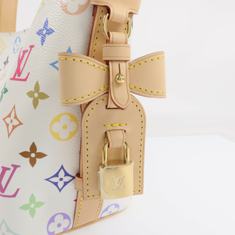LOUIS VUITTON Monogram Multicolore LV x TM All In BB金扣手挽肩背兩用袋-8