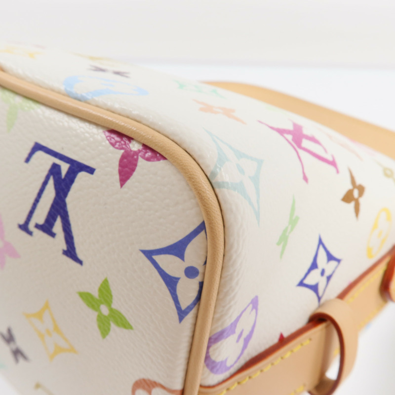 LOUIS VUITTON Monogram Multicolore LV x TM All In BB金扣手挽肩背兩用袋-10