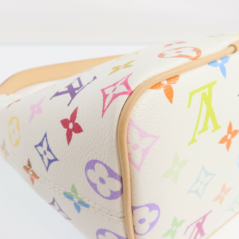 LOUIS VUITTON Monogram Multicolore LV x TM All In BB金扣手挽肩背兩用袋-11